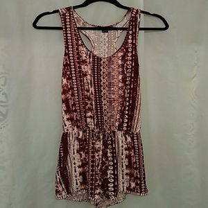 A one piece shorts, jumpsuit.